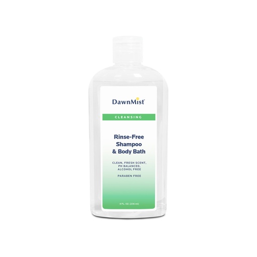 [DUK-NR08] DawnMist® Rinse-Free Shampoo & Body Bath | 8oz