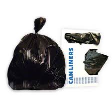 [ODP-H7658SK] Heritage Bag Low Density Black Can Liners 60 gal | 38" x 58"