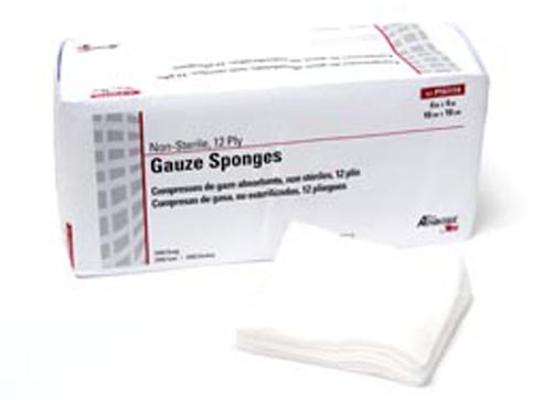 [PRO-P157114] Pro Advantage® N/S Woven Rayon Gauze Sponges 12-Ply | 4" x 4" 