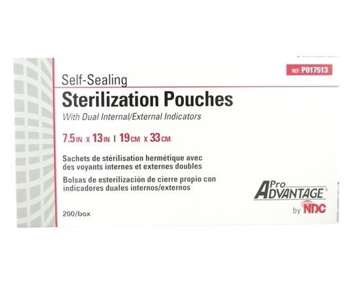 [PRO-P017513] Pro Advantage® Self-Seal Sterilization Pouch | 7-1/2" x 13"