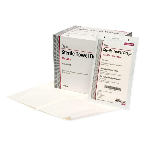[PRO-N207100] Pro Advantage® Sterile Plain Drape Towels | 18" x 26"
