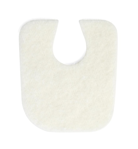 [MED-14200057] TP-18 Latex Orthopedic Foam Toe Pads W/ Adhesive | 1/8" | 2.50" | 1.875"