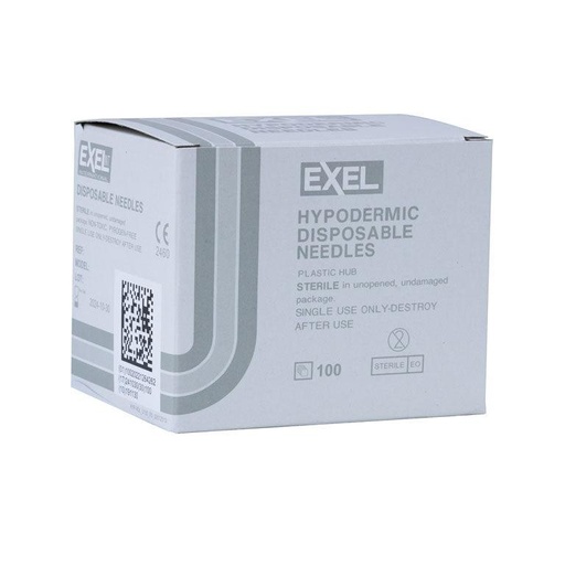 [EXE-26400] Exelint Standard Hypodermic Needles | 27g x 1/2"